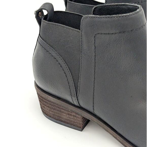 Lucky Brand Badene Ankle Boots Women's Faux Leather Black Size US7M EU37.5 - Picture 13 of 13